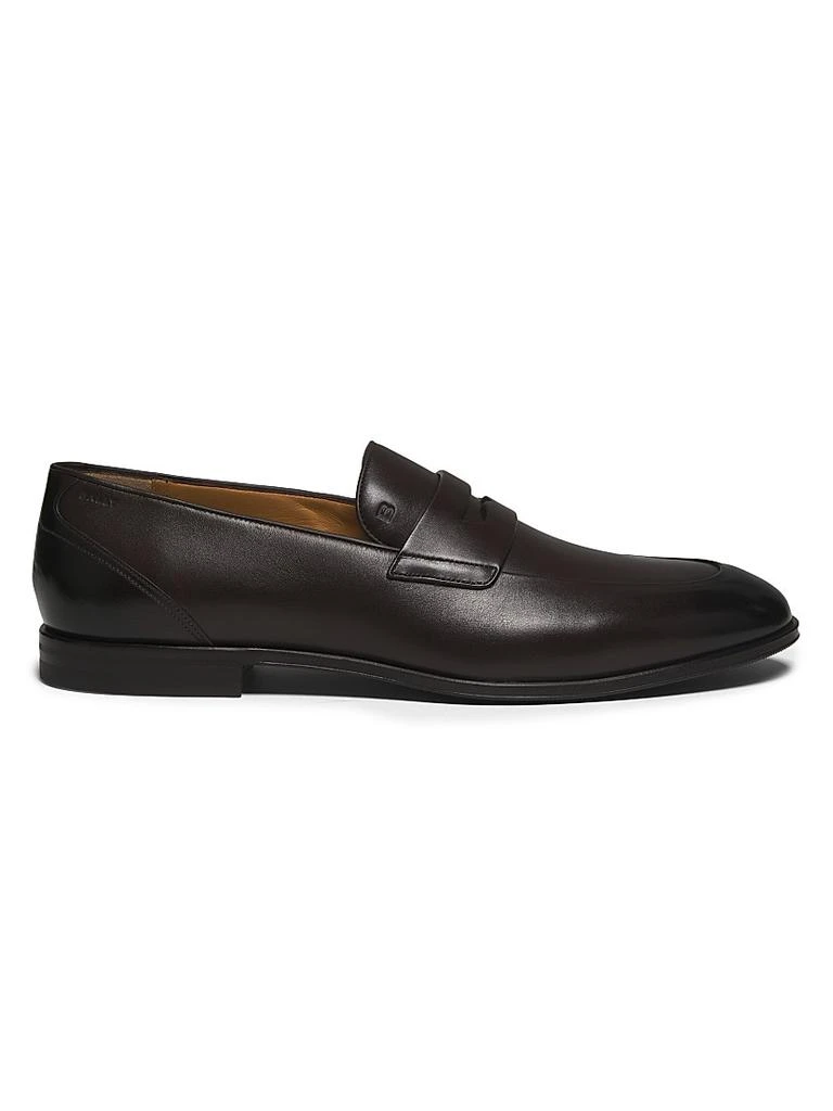 Black Grained Deer Leather Nadim Mocassin – On Sale Now with  display picture 3