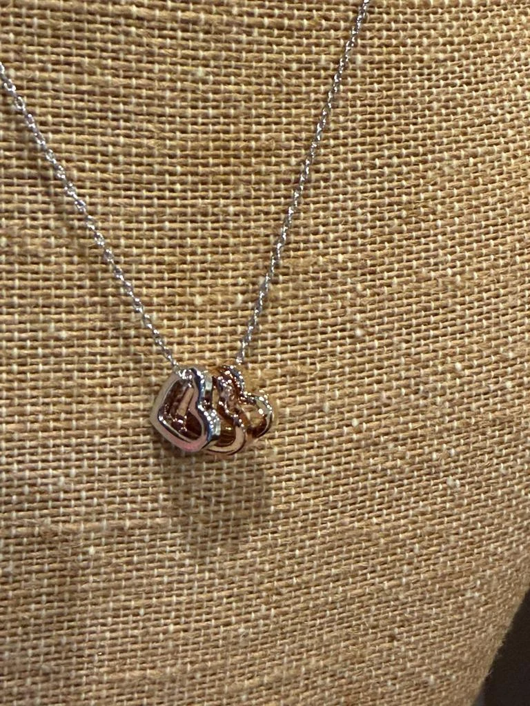 Golden Stella Golden Stella - Women
s Heart Trio Necklace 3
