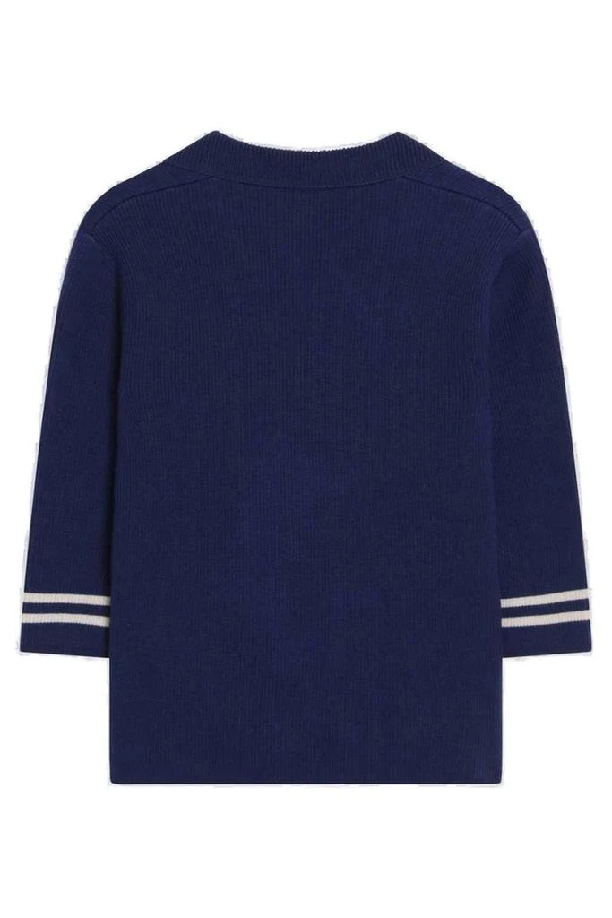 Valentino Valentino Logo Embroidered Double-Breasted Cardigan 2