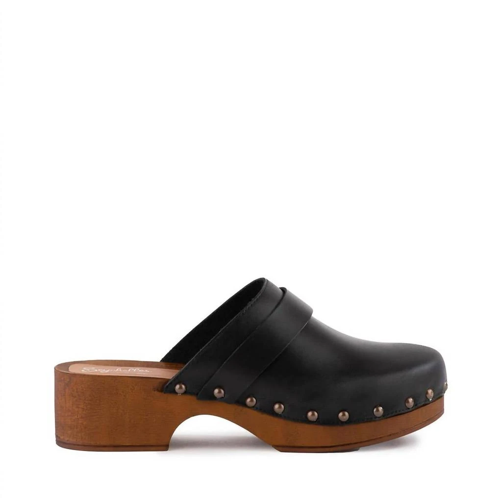 Seychelles Loud & Clear Clog In Black 1