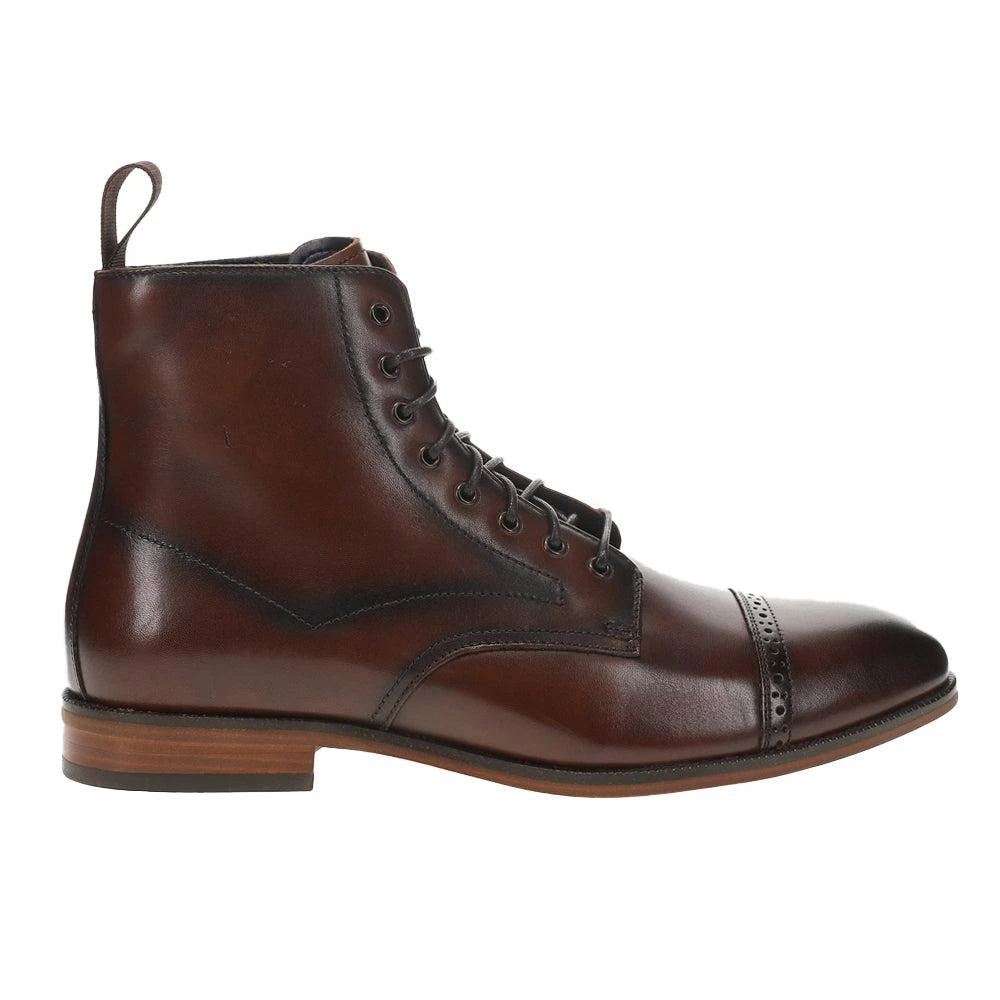 Stacy Adams Rafferty Cap Toe Lace-Up Leather Dress Boots US 12M 43K3_16_STACY_ADAMS_TAN_MAIN main image 4