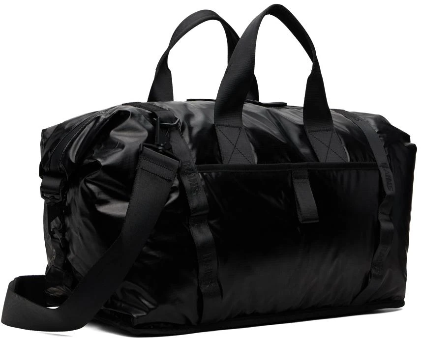 RAINS Black Sibu Weekend Duffle Bag 2