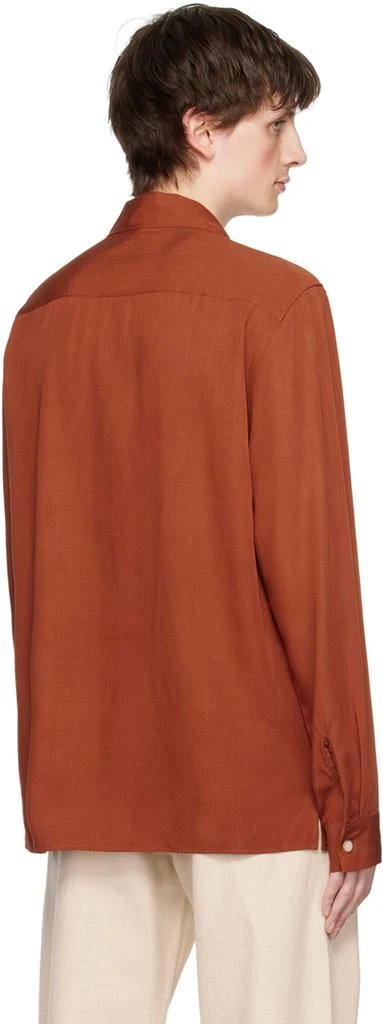 CMMN SWDN Red Rami Shirt 3