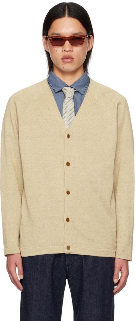 Nanamica Beige KODENSHI Cardigan