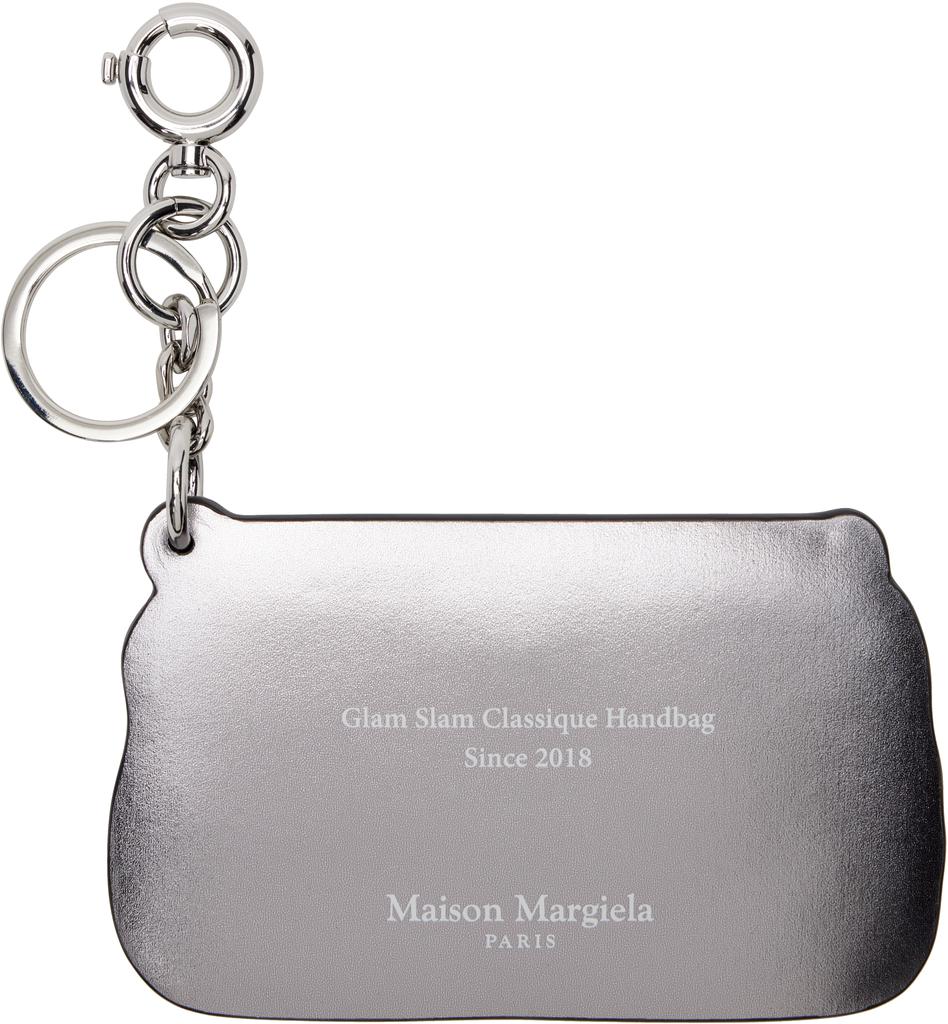 【Maison Margiela】ホワイト Glam Slam Classique キーチェーン MAISON MARGIELA White Glam Slam Classique Keychain - Compare