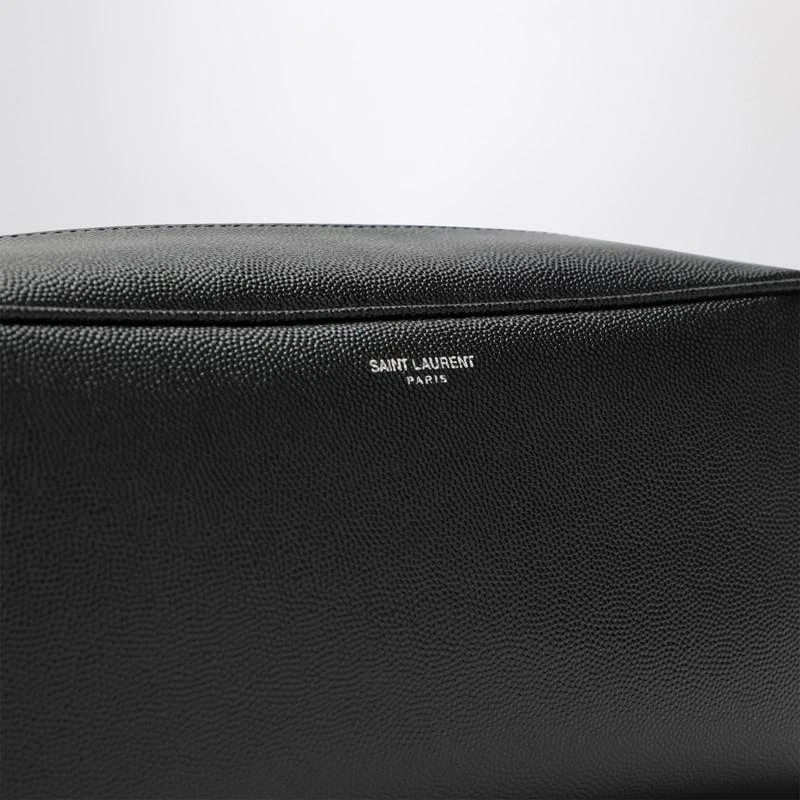 Yves Saint Laurent Black grained leather Beauty case 5