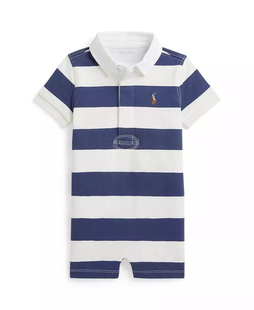 Ralph Lauren Baby Boys
 Striped Rugby Collar Shortall