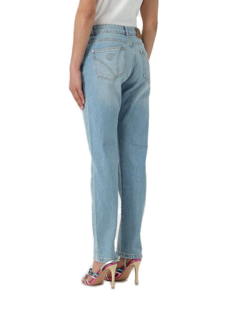 Chiara Ferragni Chiara Ferragni Logo Patch Straight-Leg Jeans 2