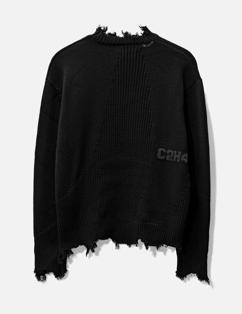 C2H4 002 - Arc Sculpture Knit Sweater