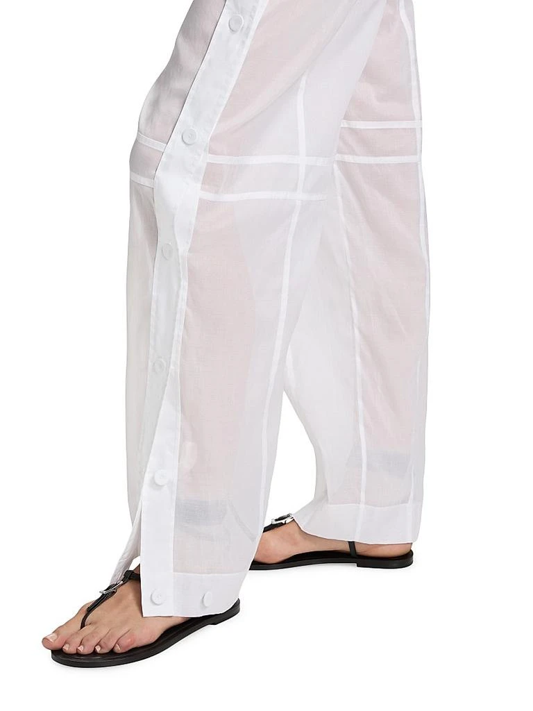 Jil Sander Muslin Cotton Seamed Trousers 6