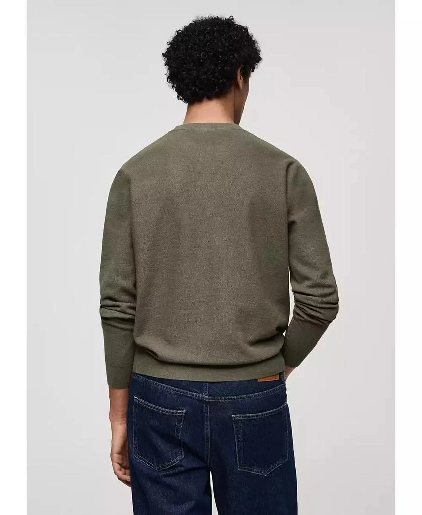 Mango Men's Fine-Knit Cotton Sweater 11