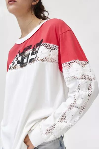 BDG BDG Graham Spliced Long Sleeve Graphic Tee