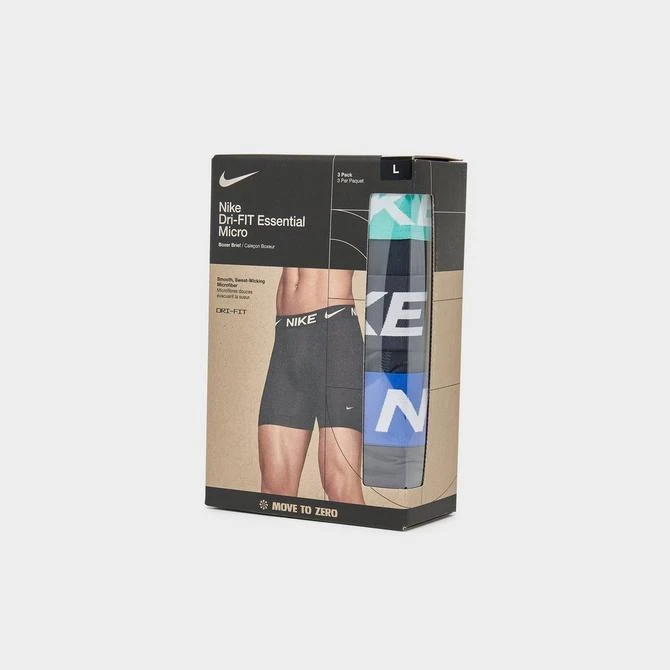 NIKE Men's Nike Dri-FIT Essential Micro Boxer Briefs (3-Pack) 2