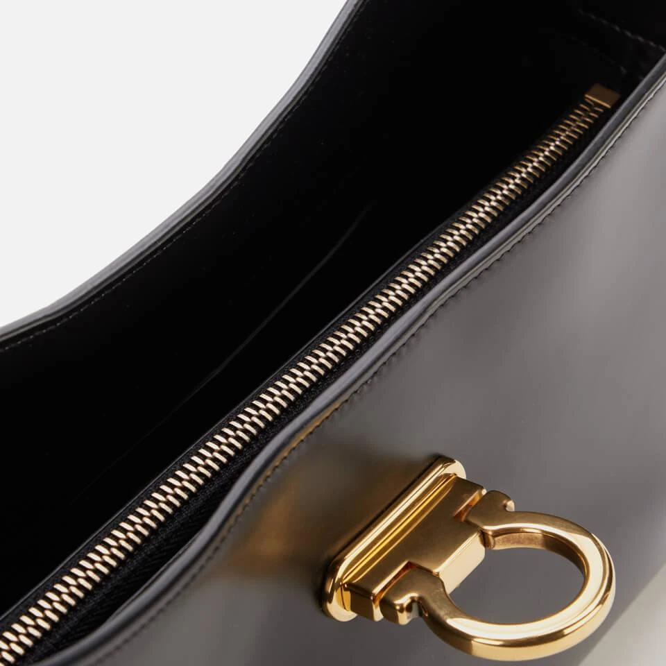 Salvatore Ferragamo Ferragamo Women's Trifolio Shoulder Bag - Nero 5