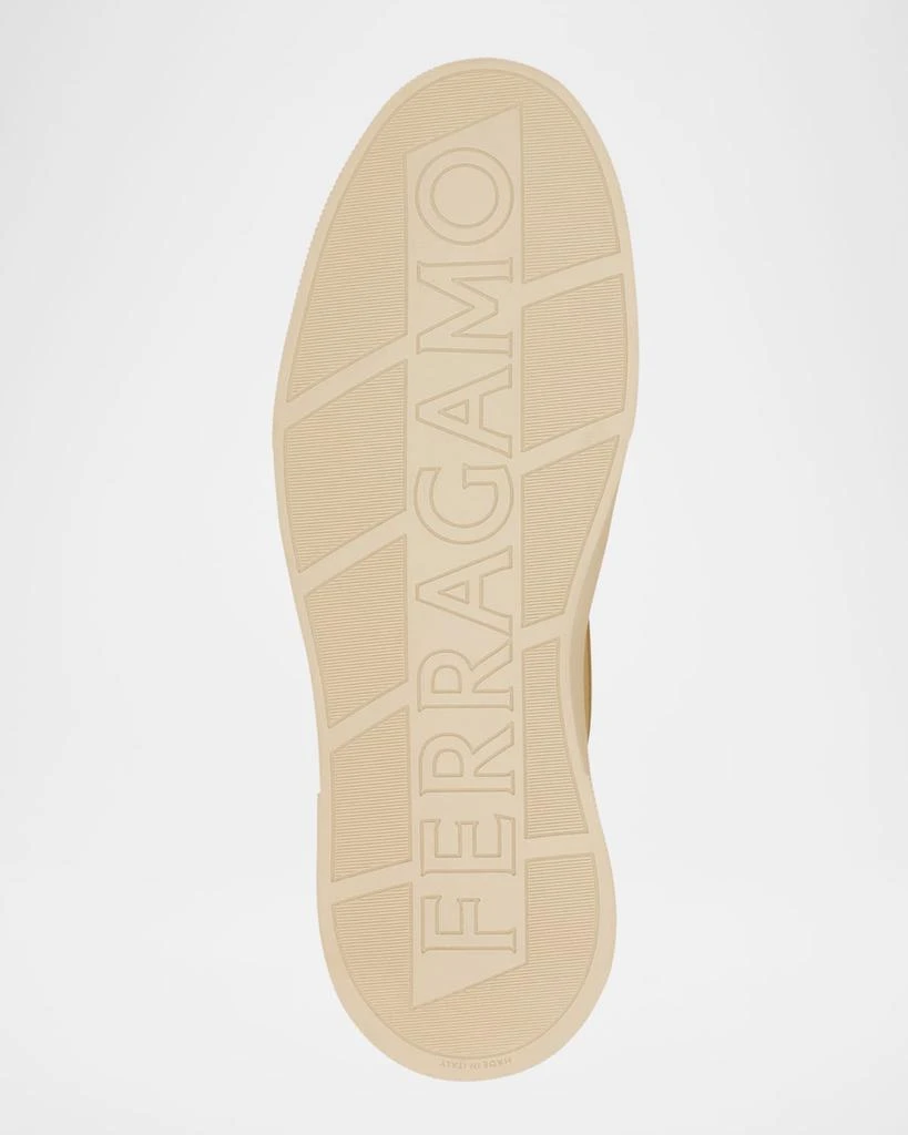 Salvatore Ferragamo Men's Brad Suede Slip-On Sneakers 4