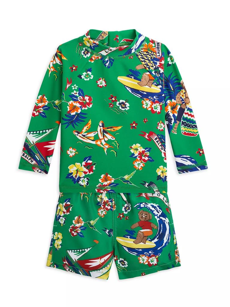 Ralph Lauren Baby Boy's Polo Bear Rash Guard 2