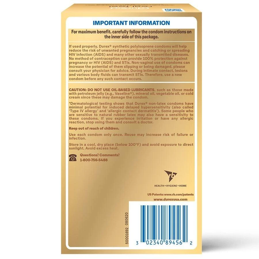 Durex Real Feel Avanti Bare Polyisoprene Non-Latex Condoms 3