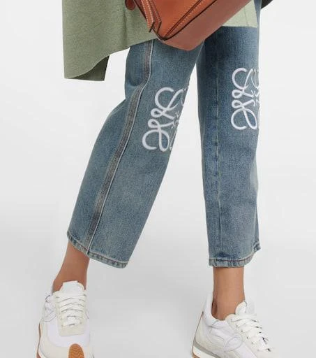 Loewe Anagram high-rise cropped jeans 6