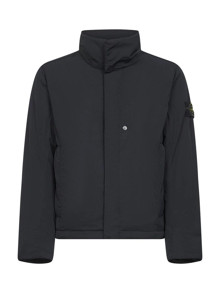 Stone Island STONE ISLAND | Black micro twill padded jacket | Man | XXXL