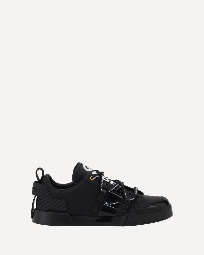 スニーカー Dolce & Gabbana Cappuccino Leather Portofino Sneakers Dolce & Gabbana Cappuccino Leather Portofino Sneakers