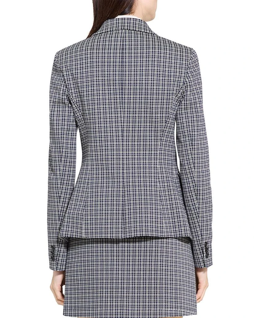 Theory Carissa Plaid Blazer 3