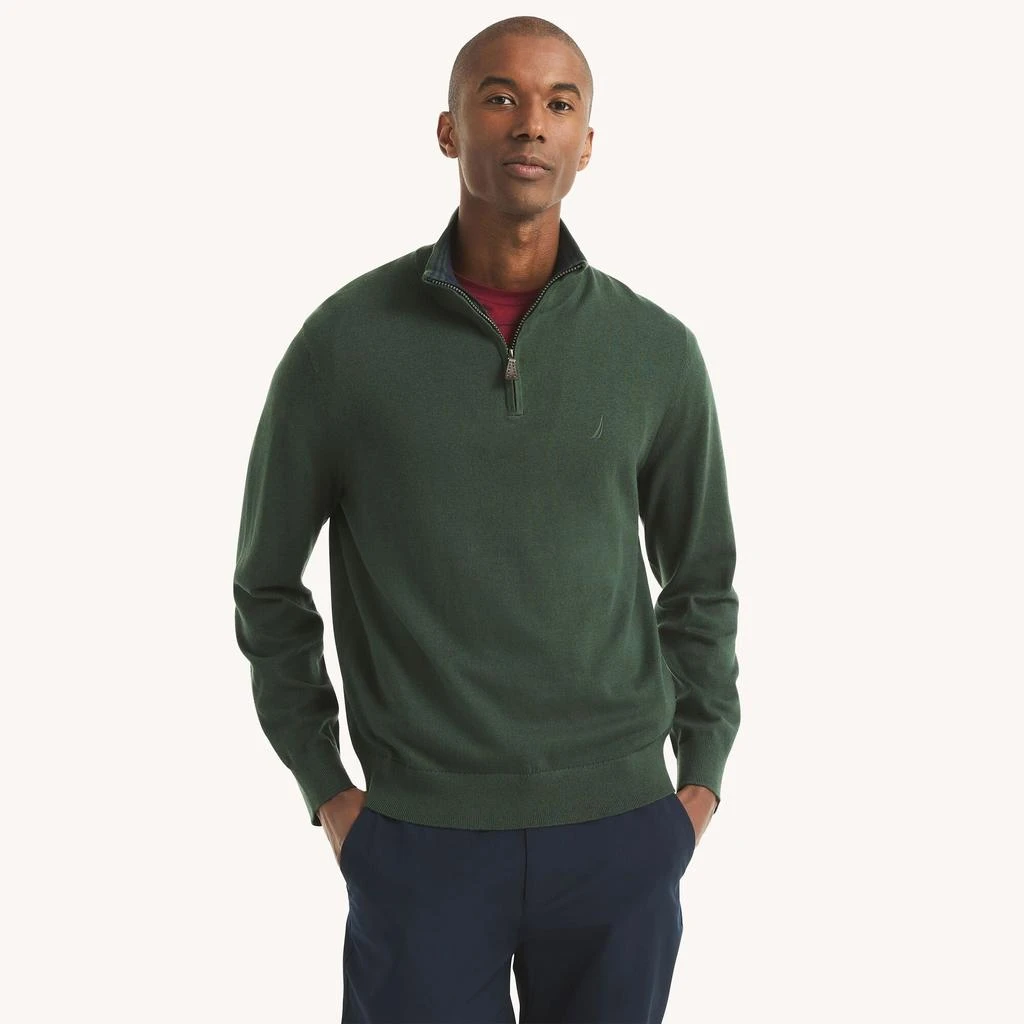 Nautica Mens Navtech Quarter-Zip Sweater 4