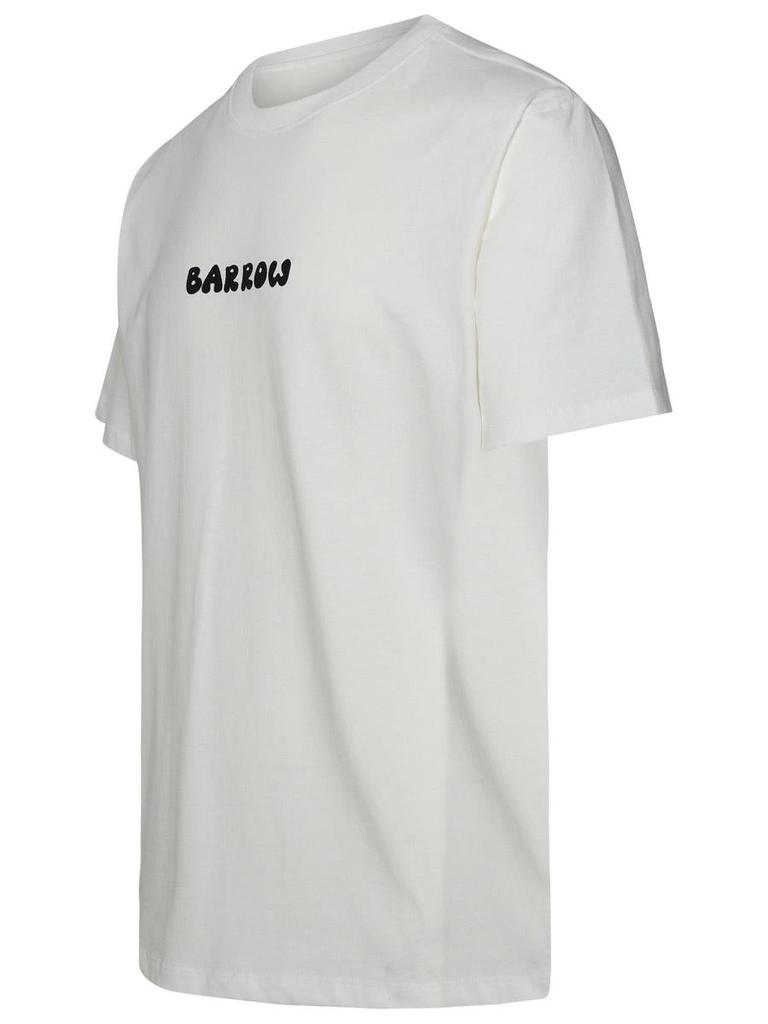BARROW Barrow White Cotton T-Shirt