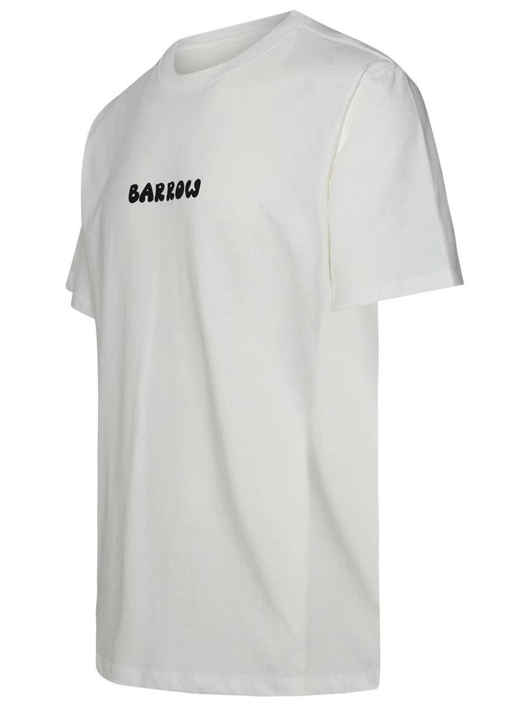 BARROW Barrow White Cotton T-Shirt 2