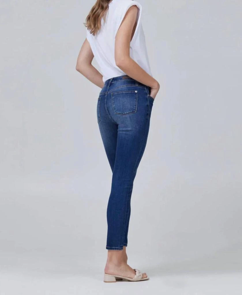 LILA RYAN Louise Mid-Rise Skinny Ankle Jeans In Harrison 2