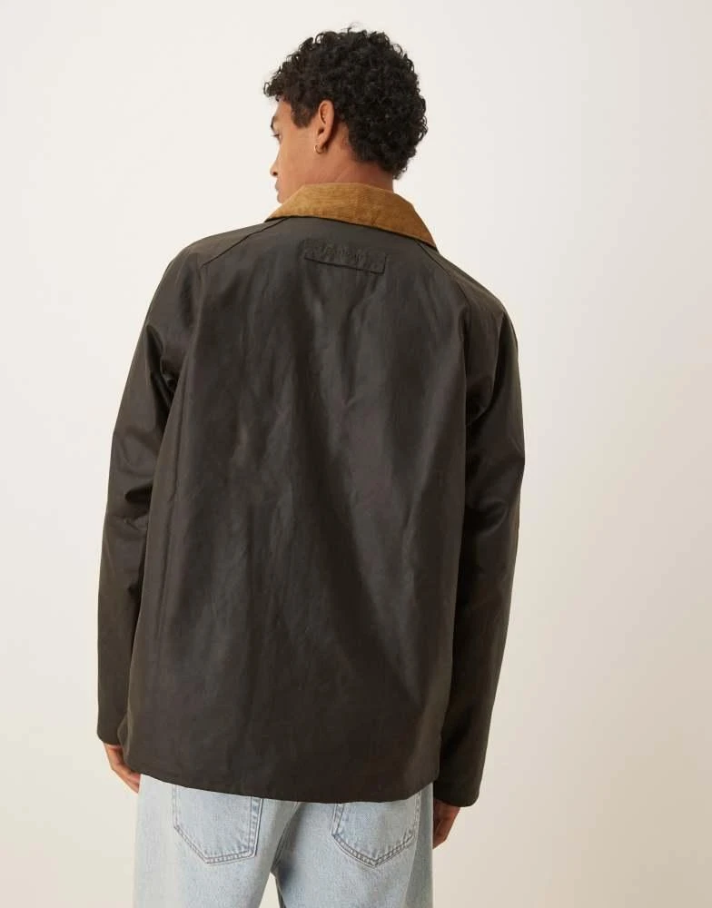 Barbour Barbour utility spey wax jacket in olive 4