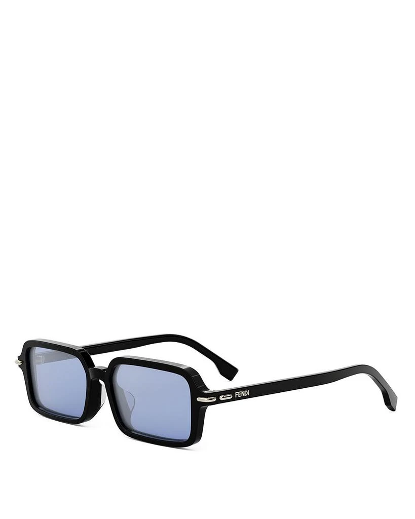 Fendi Selleria Rectangle Sunglasses, 54mm 1