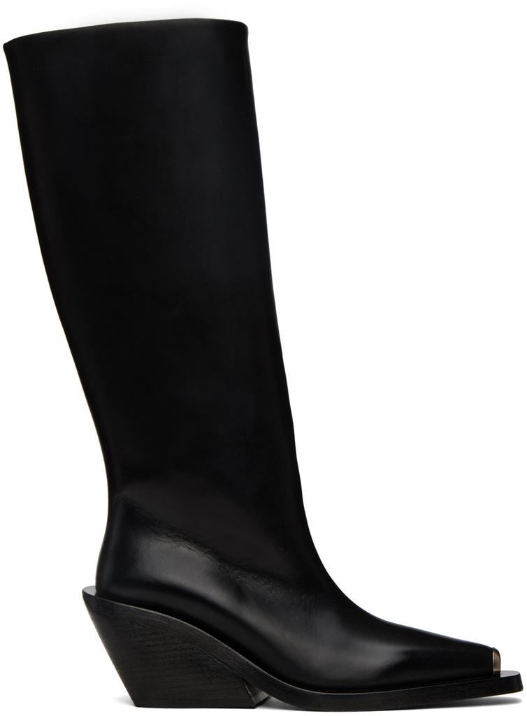 Black Gessetto Tall Boots – On Sale Now with Up to 80% Off