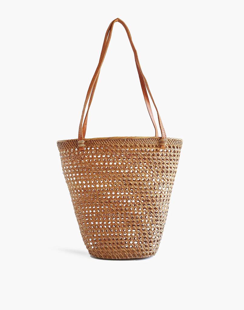 Bembien Rattan Isla Basket Tote Bag