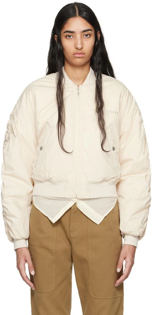 Isabel Marant Beige Bessime Bomber Jacket 1