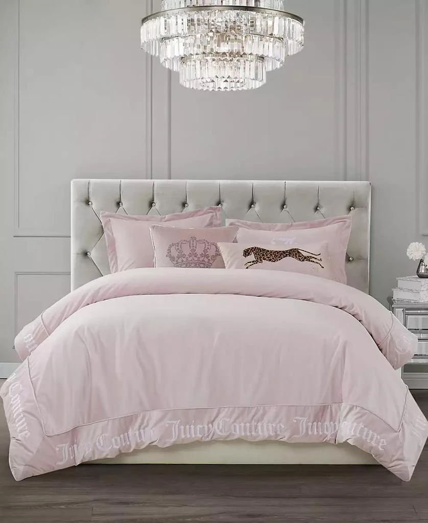 Juicy Couture Reversible Velvet Comforter Set 1