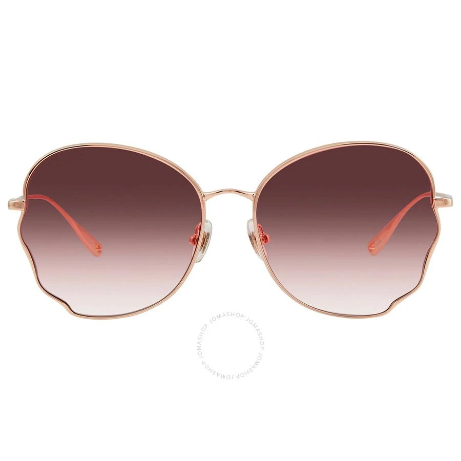 BOLON Chloe Red Gradient Irregular Ladies Sunglasses BL7105 A32 58 1