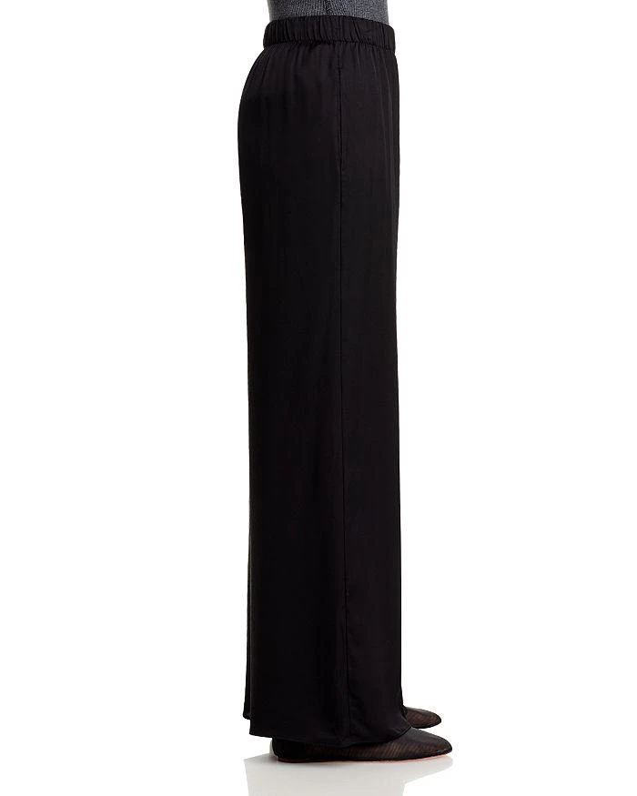ATM Anthony Thomas Melillo Anthony Thomas Melillo Satin Wide Leg Pull On Pants 4