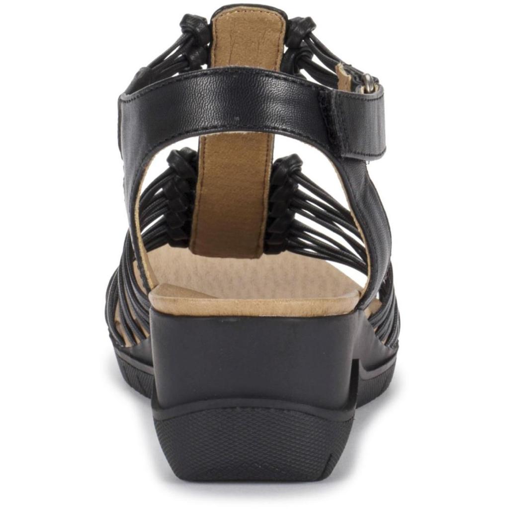 Baretraps Carrie Womens Animal Print Open Toe Wedge Sandals