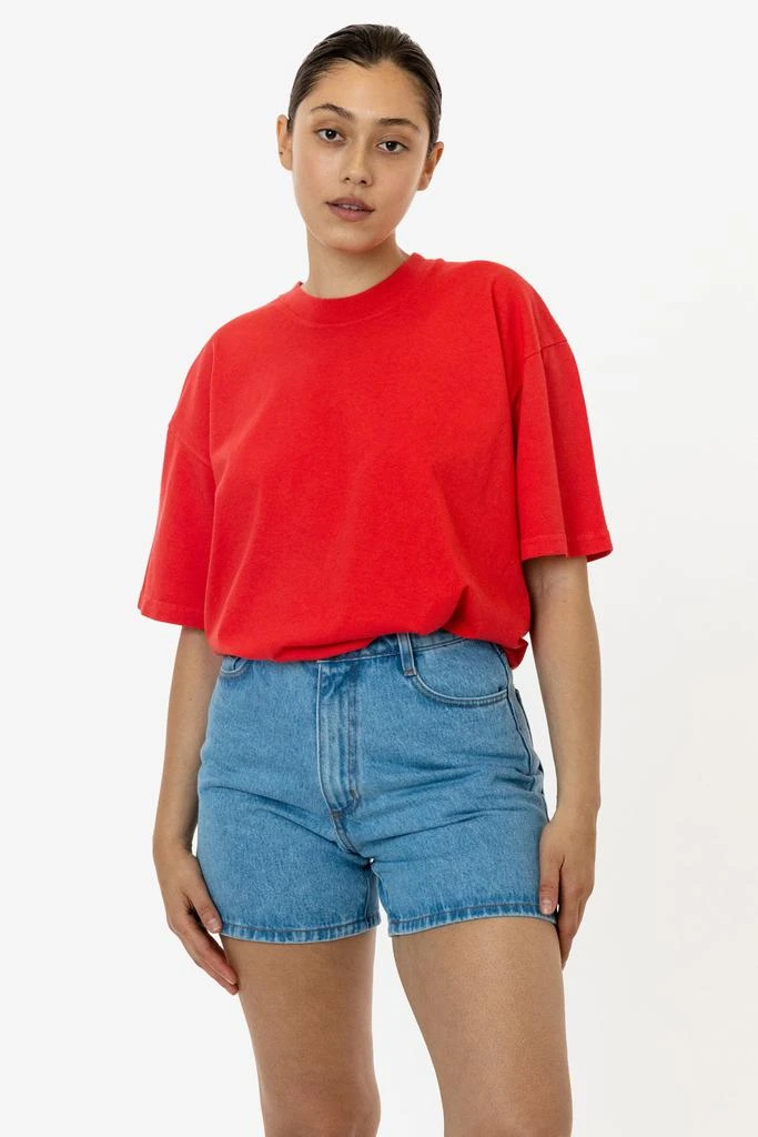 Los Angeles Apparel The 1801 - 6.5oz Garment Dye Crew Neck T-Shirt 24