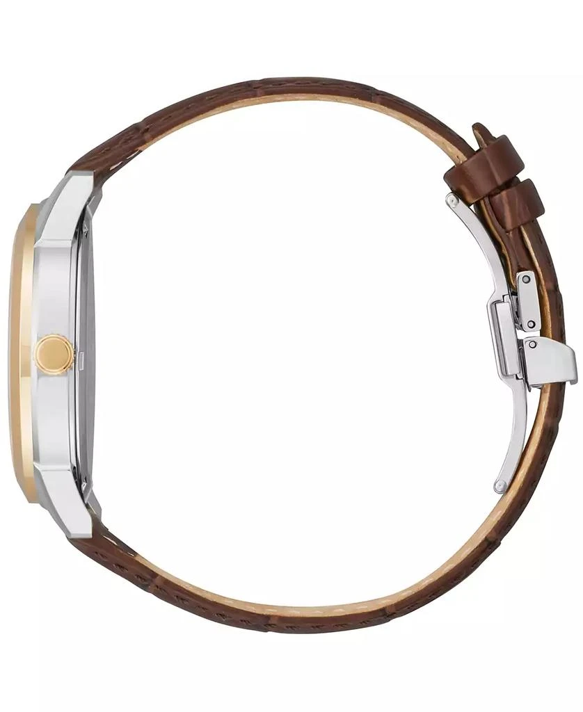 Citizen Eco-Drive Men's Corso Brown Leather Strap Watch 40mm 2