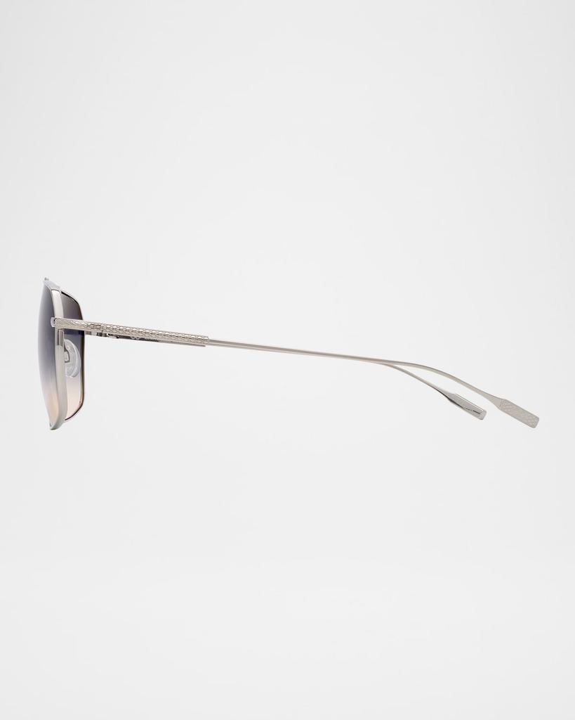 Barton Perreira Men's Renzo Titanium Aviator Sunglasses