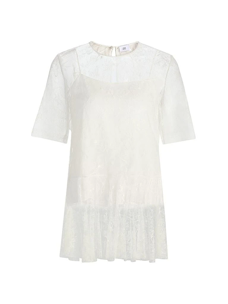 ADAM LIPPES Dido Chantilly Lace Top