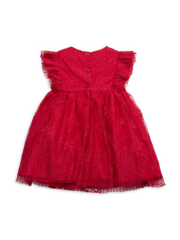 Pippa & Julie Baby Girl's Lara 2-Piece Lace Dress & Bloomers Set