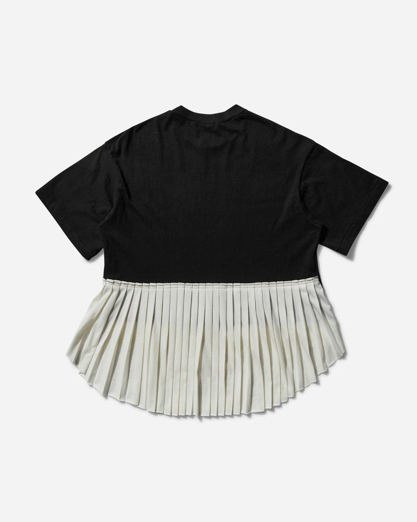 UNDERCOVER Women's Pleated Hem T-Shirt Black