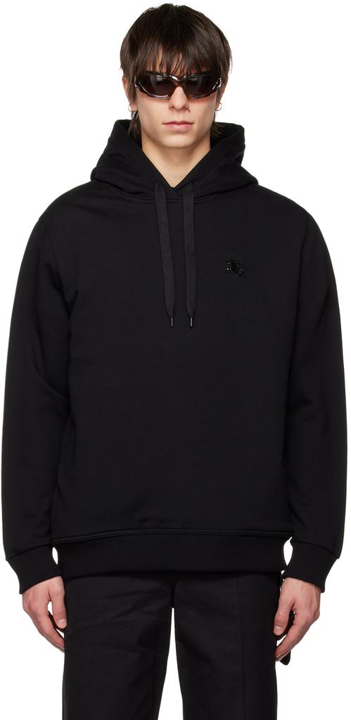 パーカー・フーディ Burberry Classic Black Hoodie With Kangaroo Pocket Burberry Classic Black Hoodie With Kangaroo Pocket - Hoodies