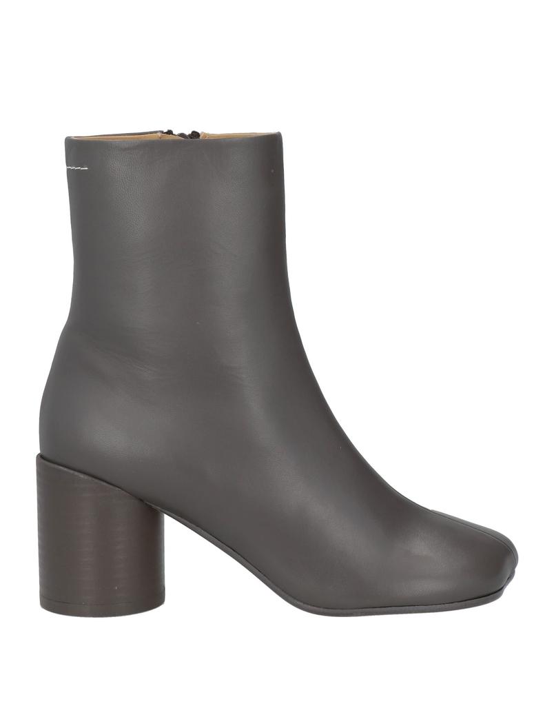 ショートブーツ・ブーティ MM6 MAISON MARGIELA Stitch-out leather ankle boots Black MM6 Maison Margiela stitch-out Leather Ankle Boots | Black