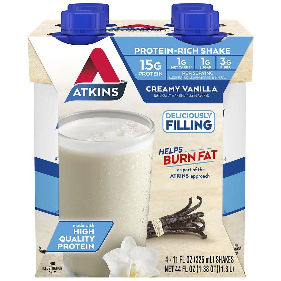 Atkins Shakes Creamy Vanilla 1