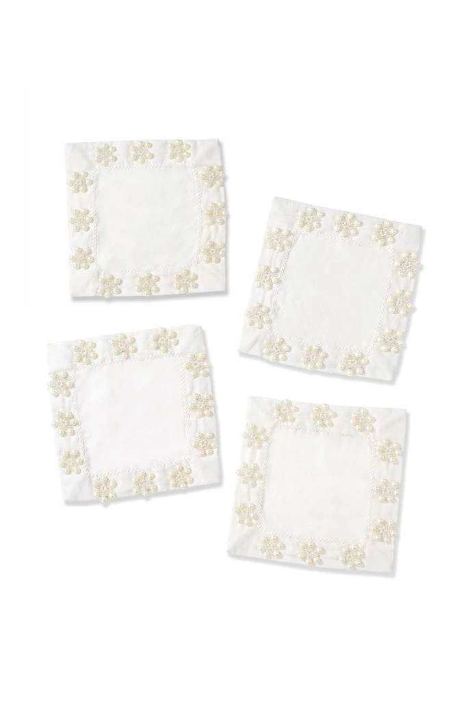 Tiramisu The Celeste Pearl Cocktail Napkins – Set of 4