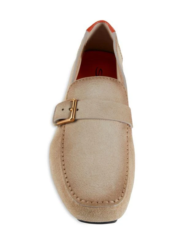 Santoni Hamel Suede Driving Loafers 5