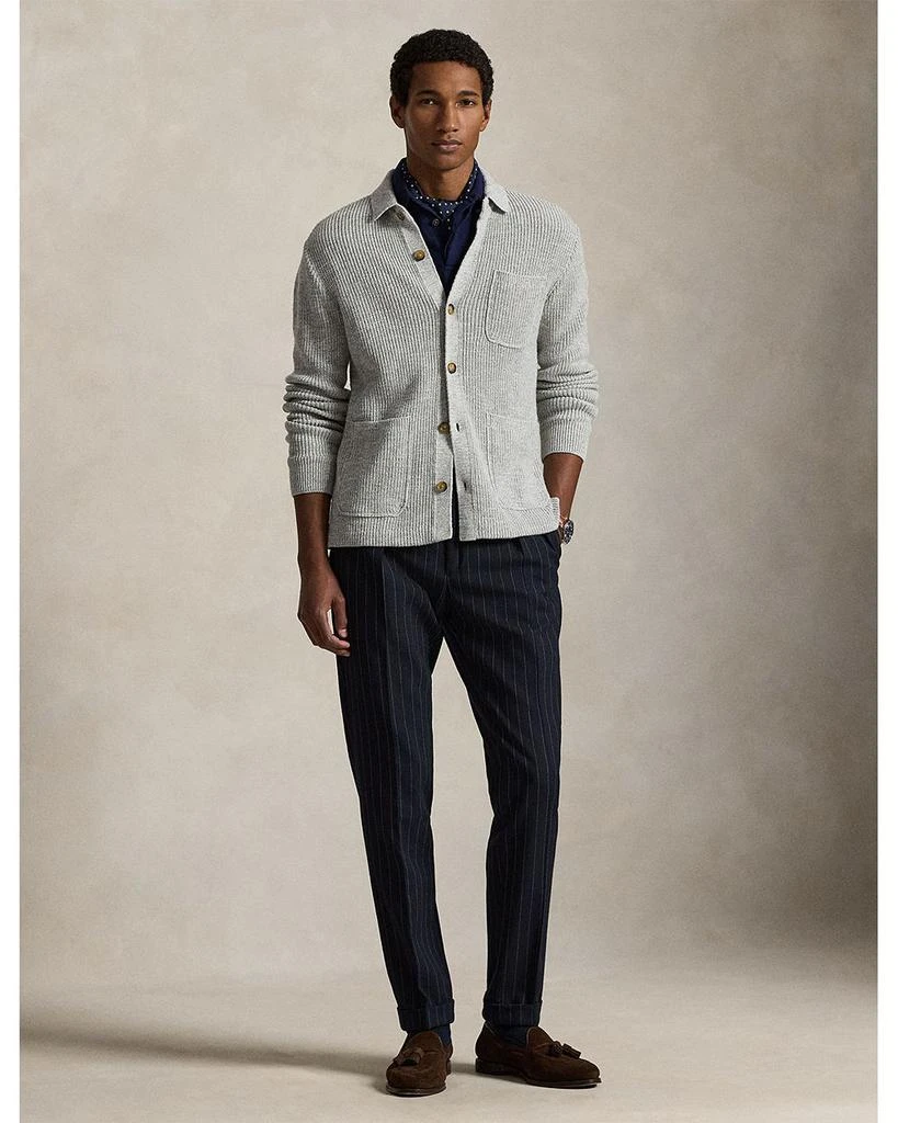 Ralph Lauren Textured Cotton Cardigan Sweater 2